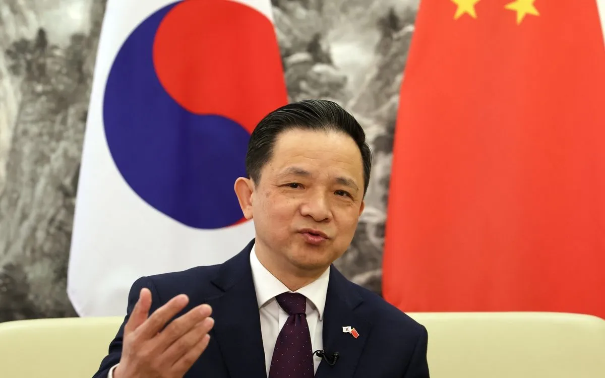 Đại sứ Trung Quốc tại Hàn Quốc Đới Binh (Ảnh: Yonhap)