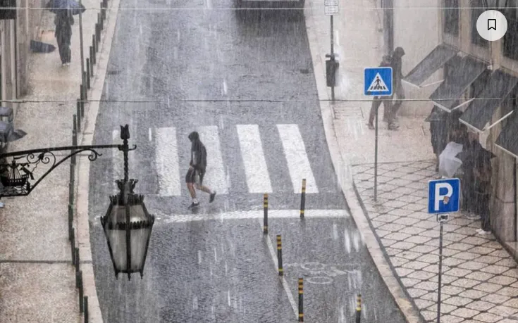 Bão Leonardo sẽ trút xuống lượng mưa tương đương 3 ngày chỉ trong 24 giờ ở Bồ Đào Nha (Ảnh: Nuno Correia, CML)