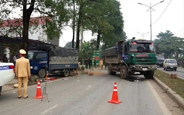 Hiện trường vụ tai nạn giao thông