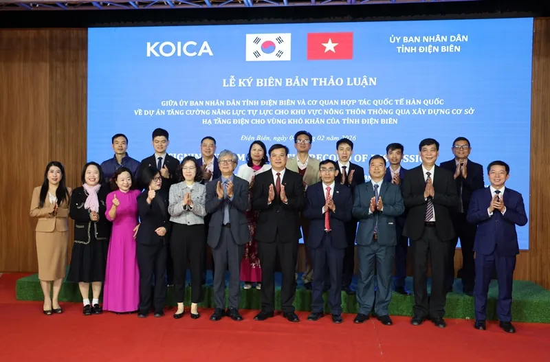 Điện Bi&ecirc;n k&yacute; kết dự &aacute;n tăng cường hạ tầng điện cho v&ugrave;ng n&ocirc;ng th&ocirc;n- Ảnh 2.