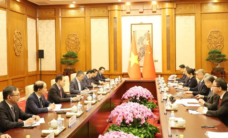 Th&uacute;c đẩy quan hệ song phương Việt-Trung ph&aacute;t triển s&acirc;u sắc, thực chất hơn nữa - Ảnh 1.