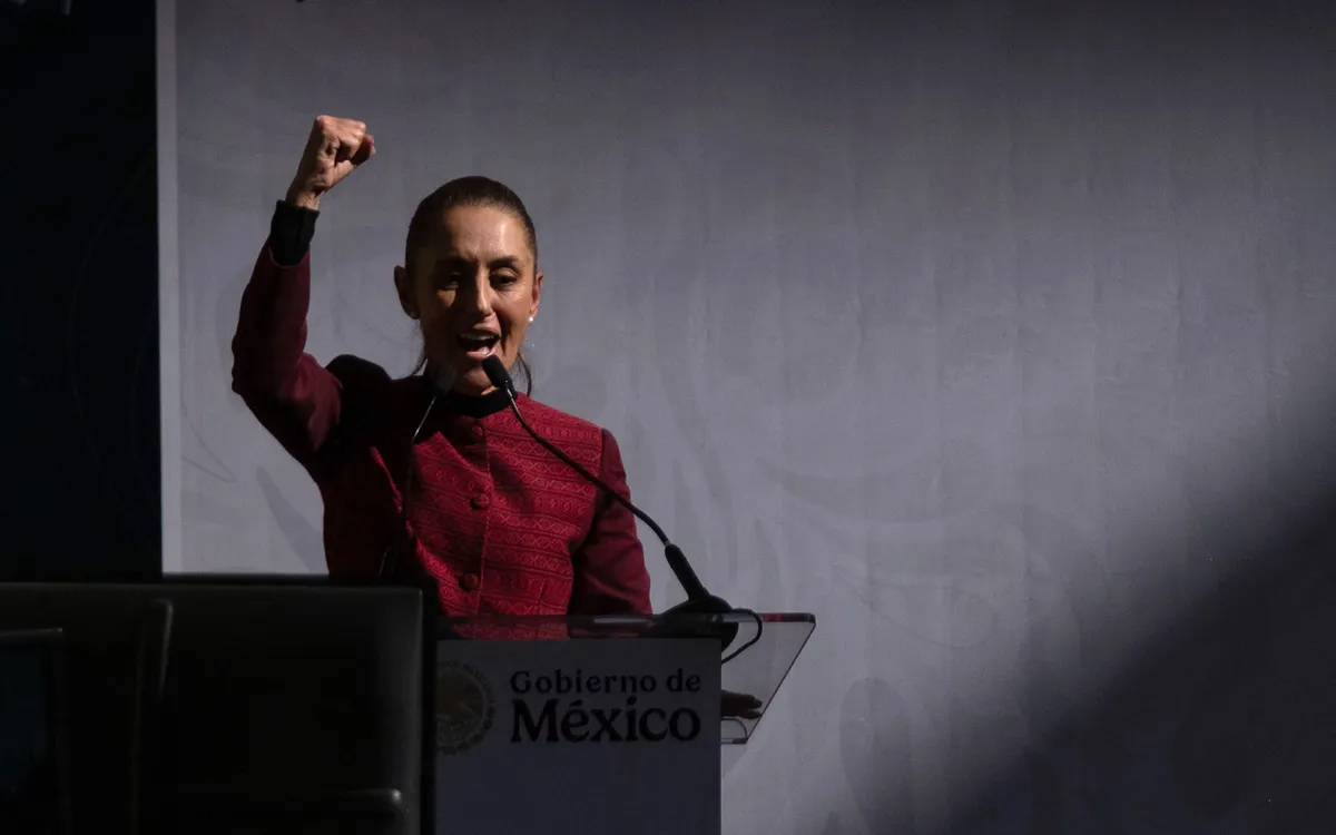 Tổng thống Mexico Claudia Sheinbaum (Ảnh: AFP)