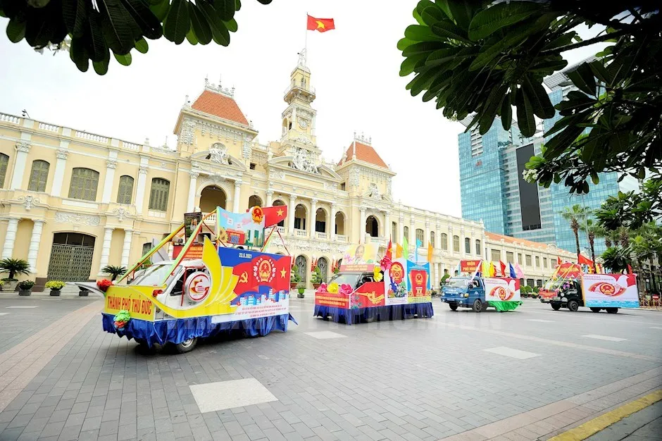 TP Hồ Ch&iacute; Minh tổ chức nhiều hoạt động ch&agrave;o mừng bầu cử Đại biểu Quốc hội v&agrave; HĐND c&aacute;c cấp  - Ảnh 1.