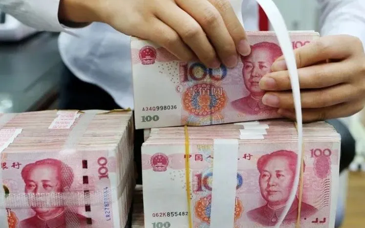 Đồng Nhân dân tệ của Trung Quốc. (Ảnh: AFP/TTXVN)