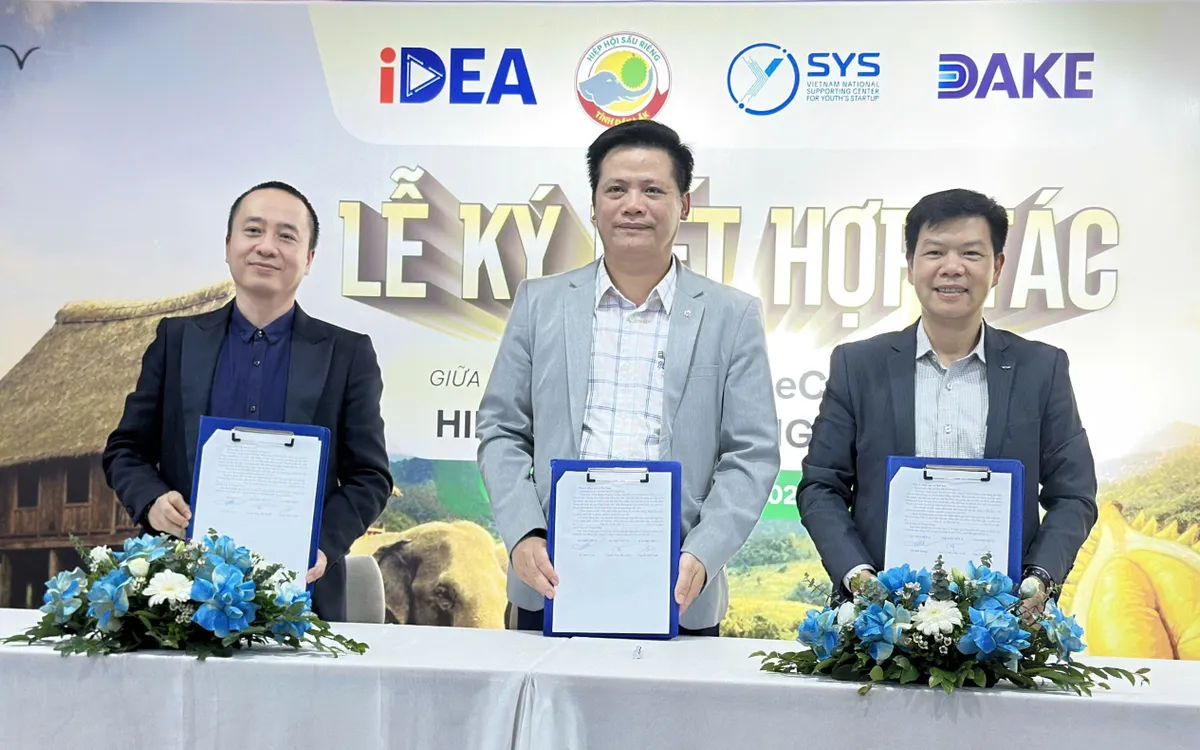 SYS Việt Nam, eComDX và Hiệp hội Sầu riêng Đắk Lắk bắt tay mở "cao tốc số" cho ngành sầu riêng Tây Nguyên