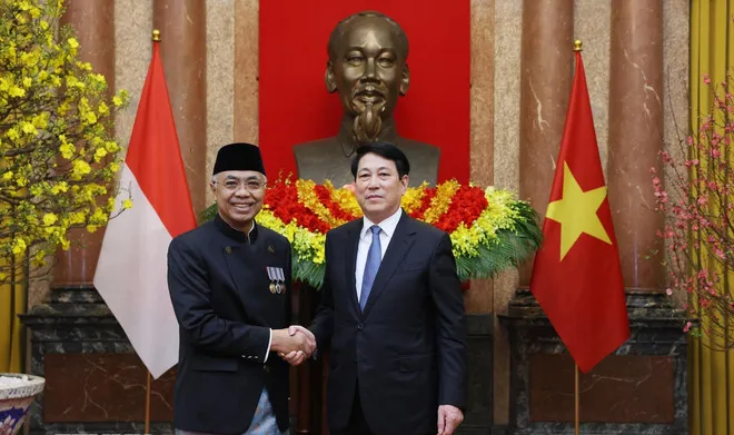 Chủ tịch nước Lương Cường tiếp Đại sứ Indonesia, Philippines tr&igrave;nh thư ủy nhiệm - Ảnh 1.