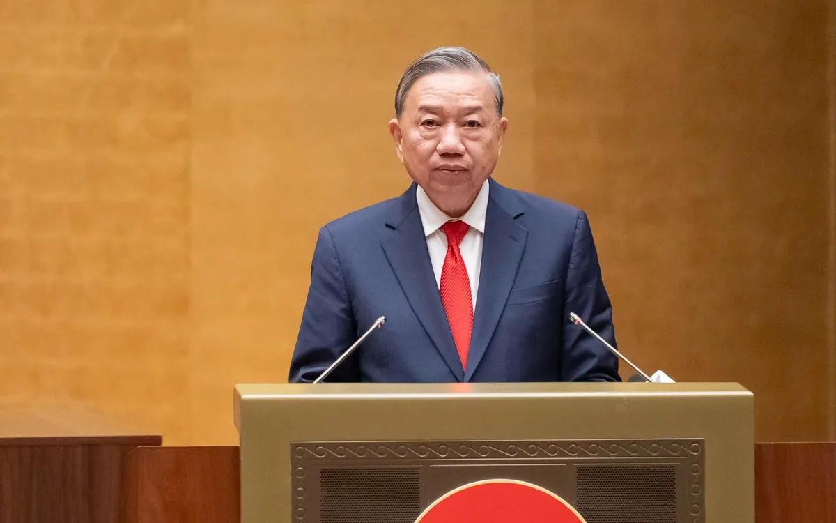 Tổng Bí thư Tô Lâm phát biểu tại Hội nghị toàn quốc nghiên cứu, học tập, quán triệt và triển khai thực hiện Nghị quyết Đại hội XIV của Đảng