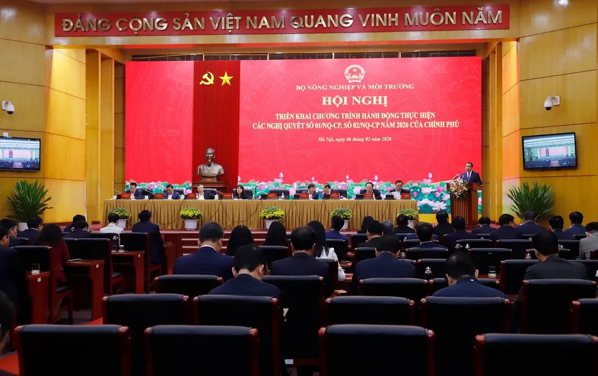 Bộ NN&MT triển khai chương trình hành động thực hiện Nghị quyết 01, 02 năm 2026 - Ảnh 2.