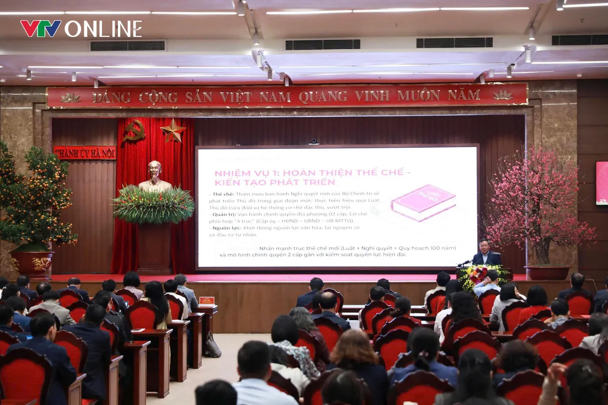 H&agrave; Nội khẩn trương cụ thể h&oacute;a Nghị quyết Đại hội XIV - Ảnh 2.