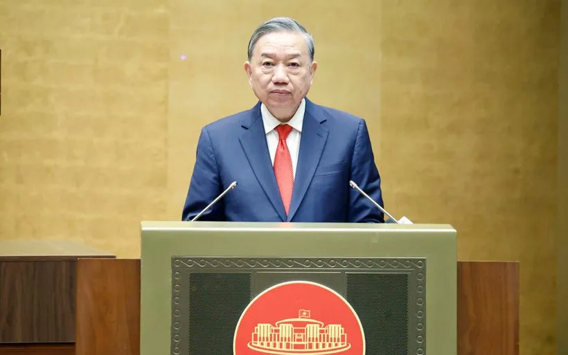 Tổng Bí thư Tô Lâm phát biểu chỉ đạo. (Ảnh: Thống Nhất/TTXVN)