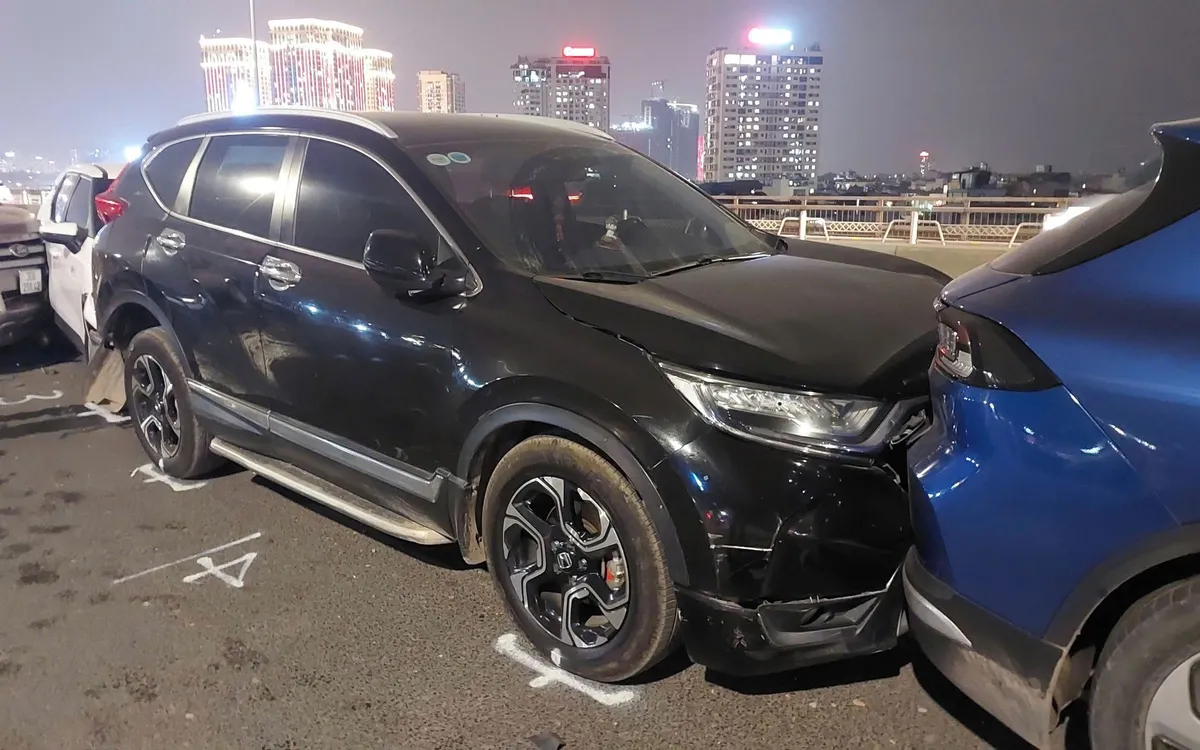 Hiện trường vụ tai nạn. (Ảnh: Trần Thanh)