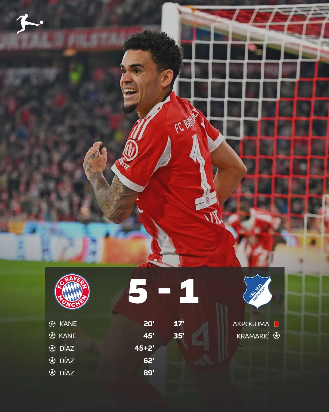 Luis Diaz rực sáng trong chiến thắng của Bayern Munich- Ảnh 1.