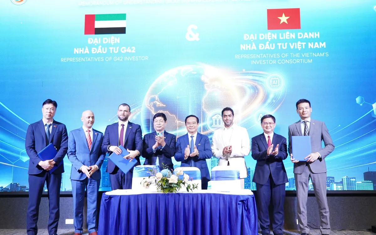 G42 - tập đoàn công nghệ có quy mô hoạt động toàn cầu và Liên danh nhà đầu tư FPT - Việt Thái ký kết Thỏa thuận khung hợp tác dài hạn