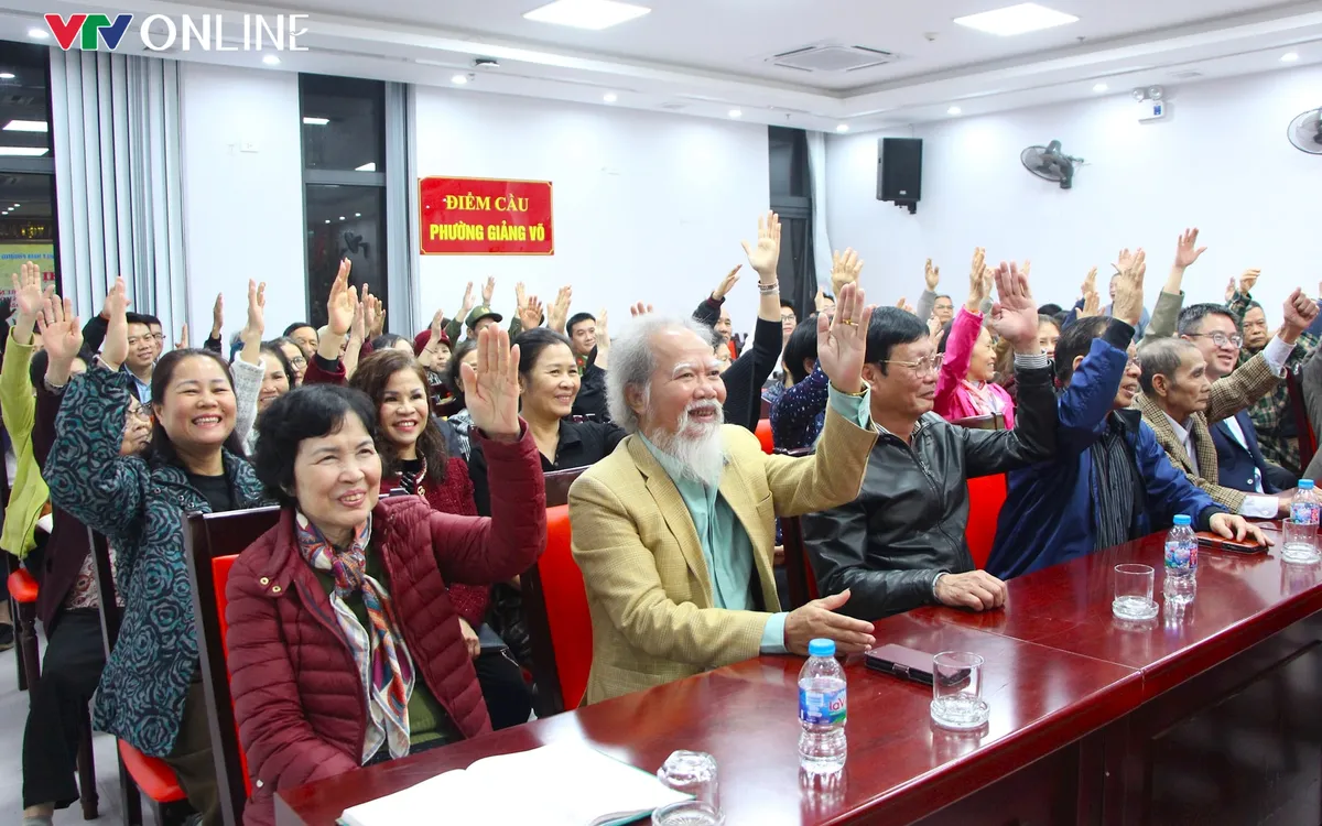 H&agrave; Nội: Lấy &yacute; kiến cử tri nơi cư tr&uacute;, thống nhất cao, 100% t&aacute;n th&agrave;nh - Ảnh 5.