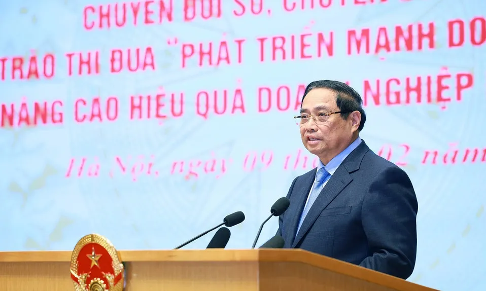 Thủ tướng: Số h&oacute;a tạo đ&agrave; - Xanh h&oacute;a lan tỏa - Doanh nghiệp bứt ph&aacute; - Đất nước vươn xa - Ảnh 1.