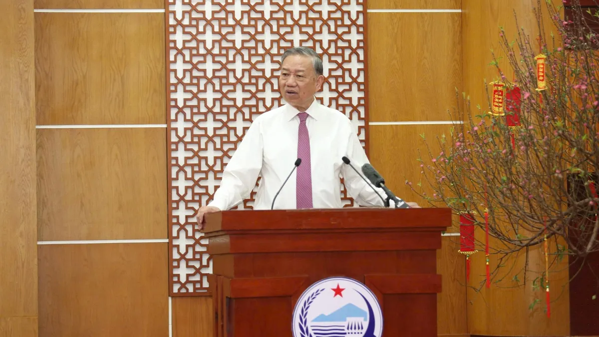 Tổng Bí thư Tô Lâm: Tây Ninh giữ vai trò chiến lược đối với vùng và cả nước- Ảnh 1. Tổng Bí thư Tô Lâm: Tây Ninh giữ vai trò chiến lược đối với vùng và cả nước- Ảnh 1.