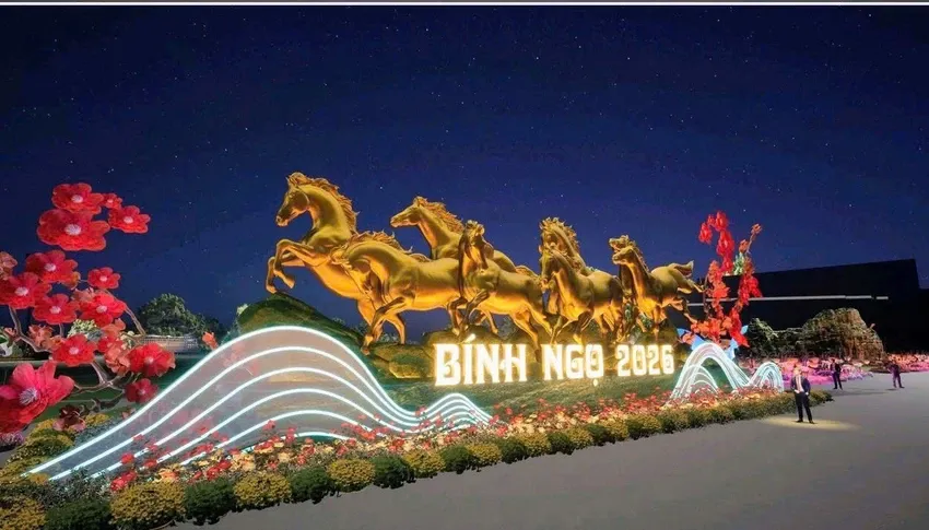 Rộn r&agrave;ng linh vật ngựa B&iacute;nh Ngọ 2026 tr&ecirc;n khắp mọi miền Tổ quốc - Ảnh 7.