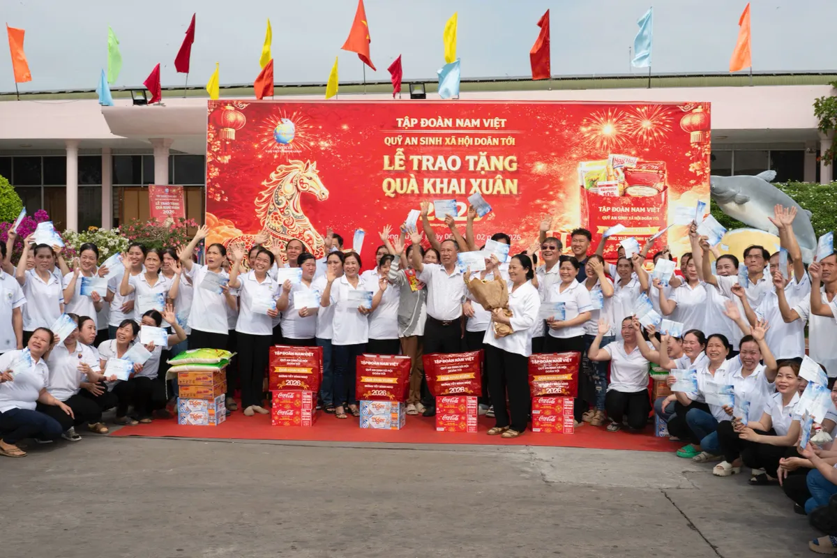 Ng&agrave;nh thủy sản khởi sắc, Tập đo&agrave;n Nam Việt (NAVICO) tổ chức tiệc mừng năm mới 2026, khởi động kế hoạch tăng trưởng mới- Ảnh 8.