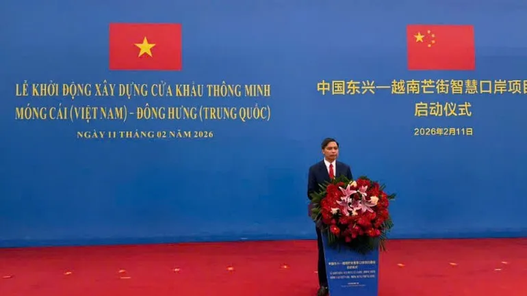 Khởi động x&acirc;y dựng th&iacute; điểm cửa khẩu th&ocirc;ng minh tại cặp cửa khẩu quốc tế M&oacute;ng C&aacute;i-Đ&ocirc;ng Hưng- Ảnh 2.