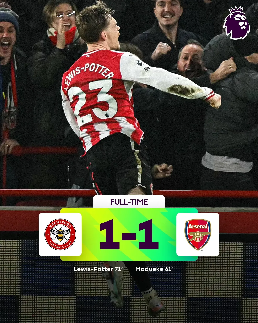 Hòa nhọc nhằn Brentford, Arsenal để Man City thu hẹp khoảng cách- Ảnh 1.