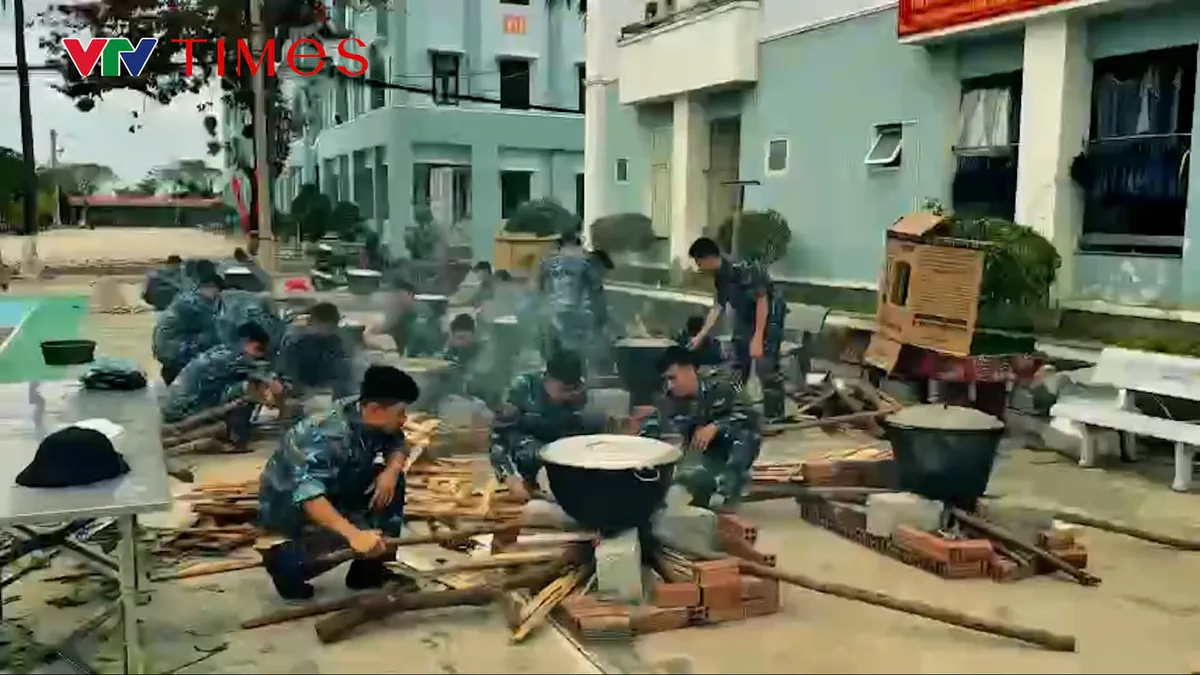 Giữ trọn vị xu&acirc;n truyền thống trong Hội thi "G&oacute;i b&aacute;nh chưng xanh" tại Học Viện Hải qu&acirc;n - Ảnh 7.