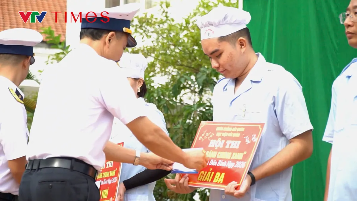 Giữ trọn vị xu&acirc;n truyền thống trong Hội thi "G&oacute;i b&aacute;nh chưng xanh" tại Học Viện Hải qu&acirc;n - Ảnh 9.