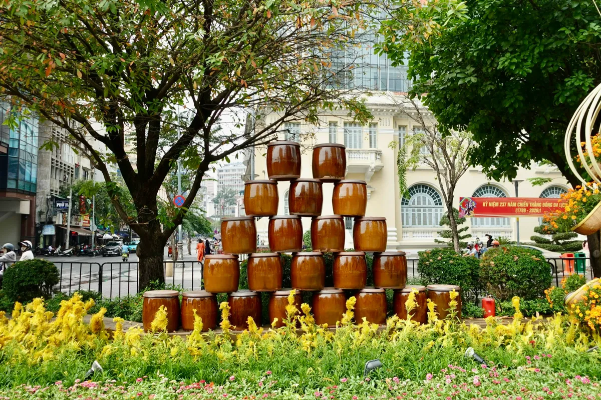 Đường hoa Nguyễn Huệ đã sẵn sàng đón khách tham quan - Ảnh 19.