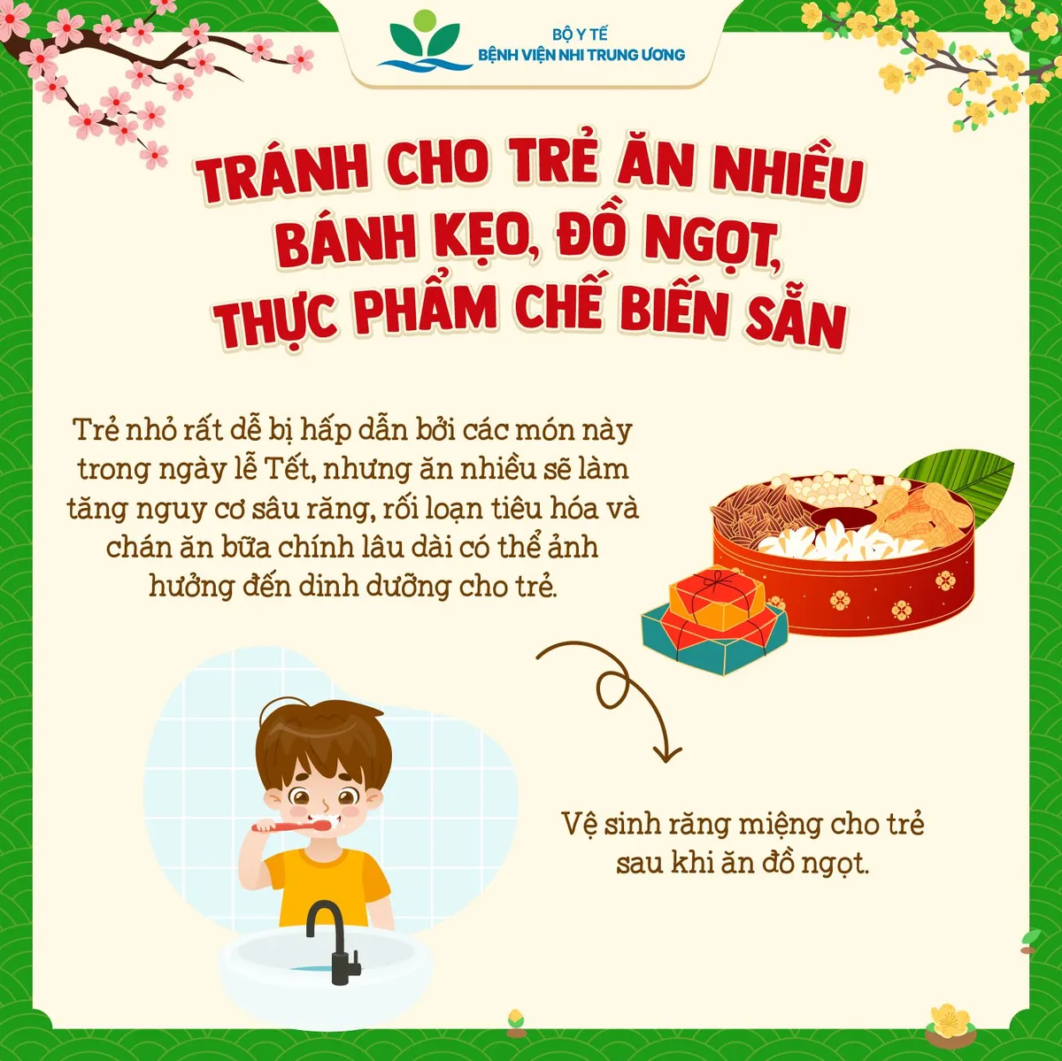 Infographic: Dinh dưỡng hợp l&yacute; cho trẻ ng&agrave;y Tết - Cha mẹ cần lưu &yacute; điều g&igrave;? - Ảnh 2.