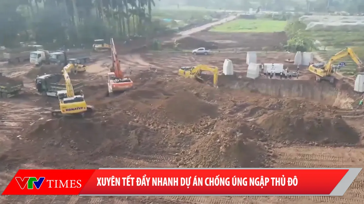 Xuy&ecirc;n Tết đẩy nhanh dự &aacute;n chống &uacute;ng ngập Thủ đ&ocirc; - Ảnh 3.