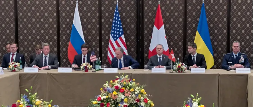 Đ&agrave;m ph&aacute;n Nga - Mỹ - Ukraine diễn ra tại Thụy Sĩ với t&acirc;m điểm l&agrave; vấn đề l&atilde;nh thổ - Ảnh 2.