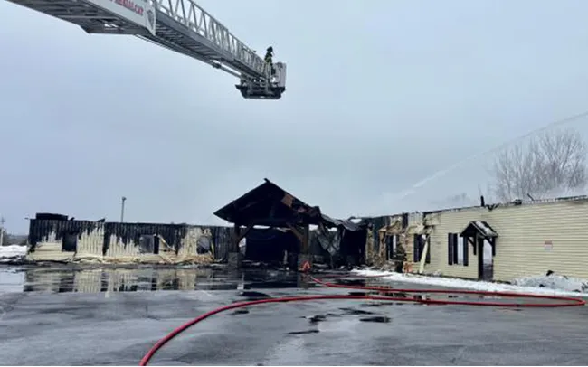 Một vụ nổ đã xảy ra hôm 17/2 tại nhà thờ Abundant Life Fellowship ở bang New York (Ảnh: Cảnh sát bang New York)