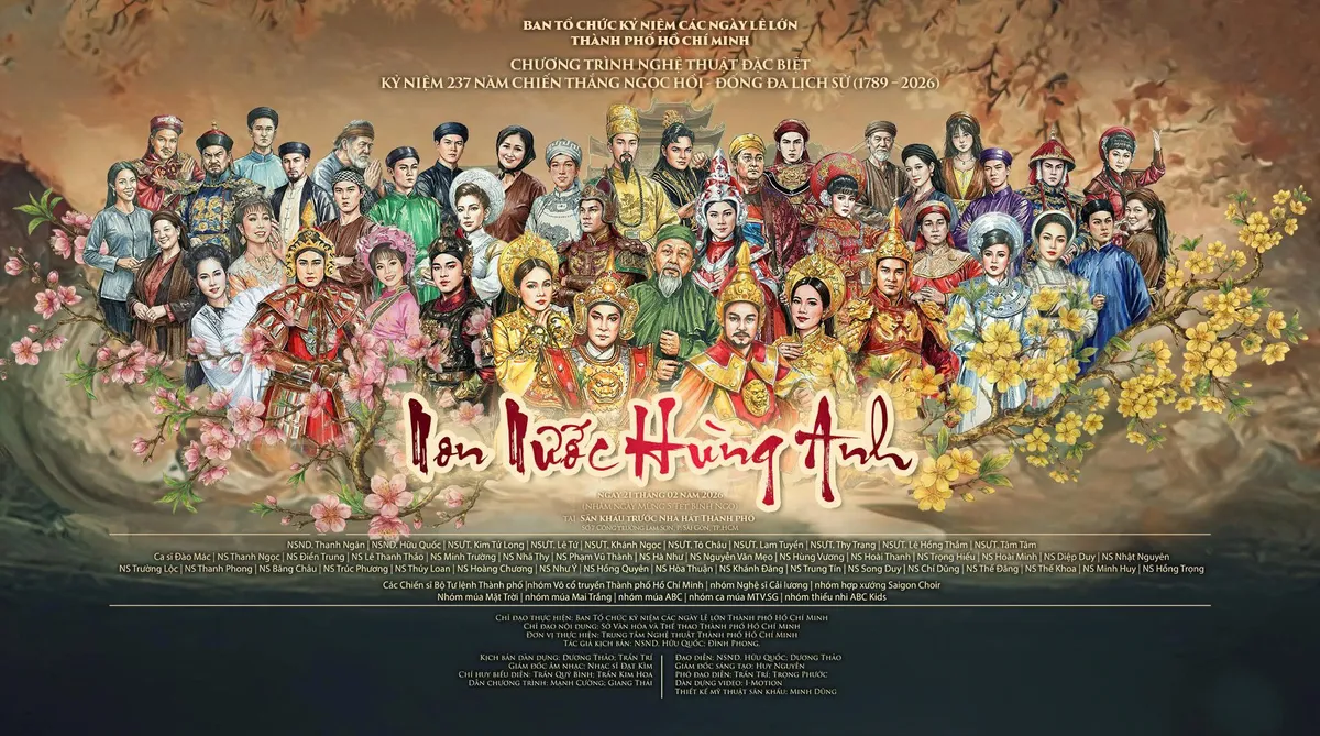 "Non nước hùng anh": Bản hùng ca mùa xuân tái hiện chiến thắng Ngọc Hồi - Đống Đa - Ảnh 1.