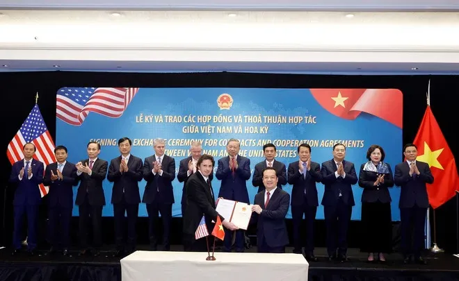 Tổng B&iacute; thư T&ocirc; L&acirc;m chứng kiến k&yacute; kết thỏa thuận hợp t&aacute;c Việt Nam &ndash; Hoa Kỳ trị gi&aacute; 37,2 tỷ USD- Ảnh 1.