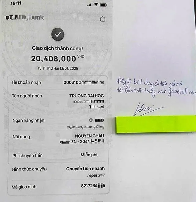 Cảnh b&aacute;o lừa đảo chuyển khoản giả nhắm v&agrave;o người b&aacute;n h&agrave;ng- Ảnh 1.