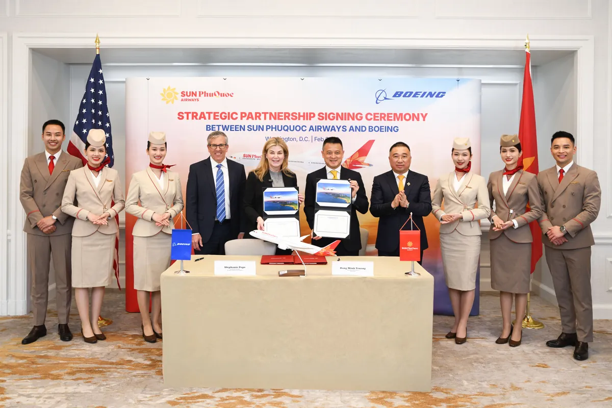Boeing v&agrave; Sun PhuQuoc Airways k&yacute; kết thỏa thuận mua 40 t&agrave;u bay Boeing 787-9 Dreamliner- Ảnh 2.