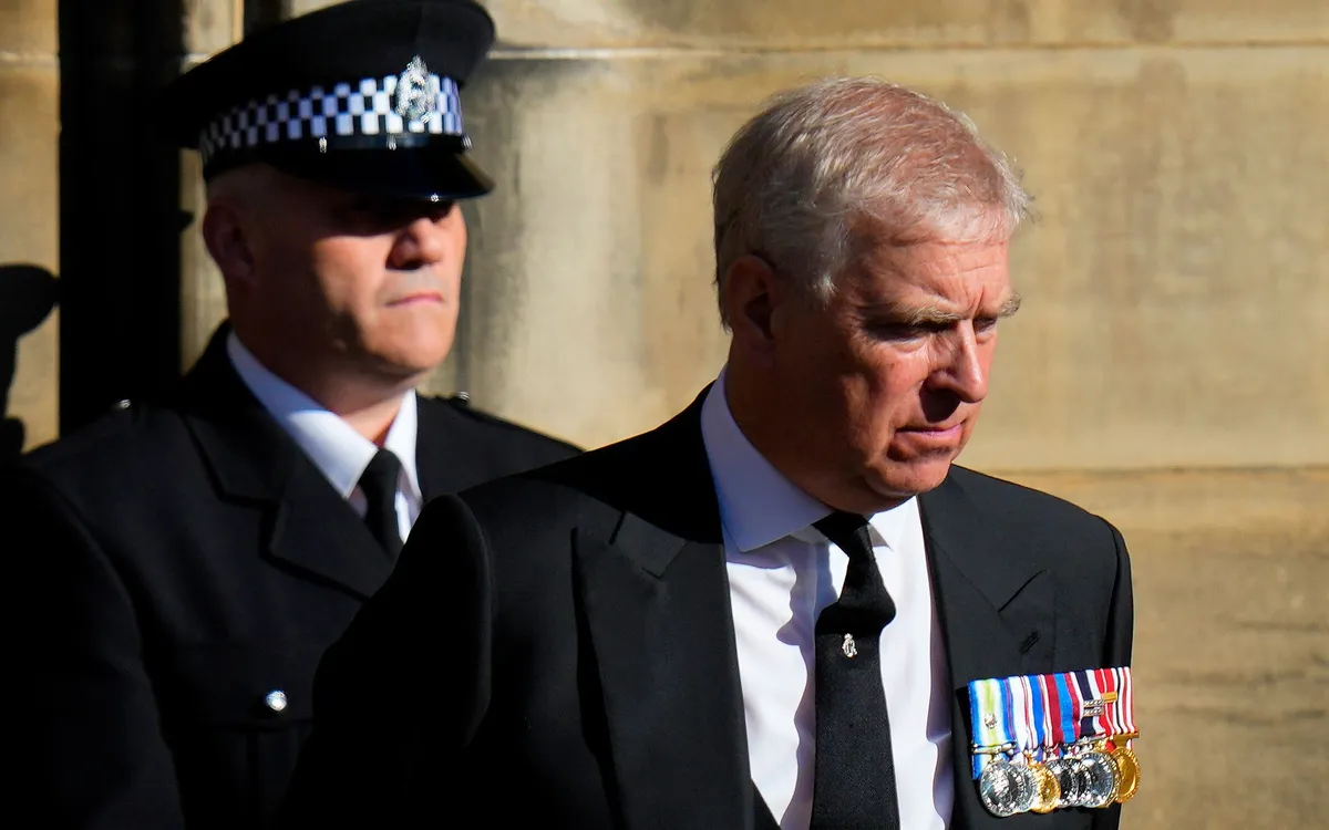 Hoàng thân Andrew trong bức ảnh chụp vào tháng 9/2022 (Ảnh: AP)