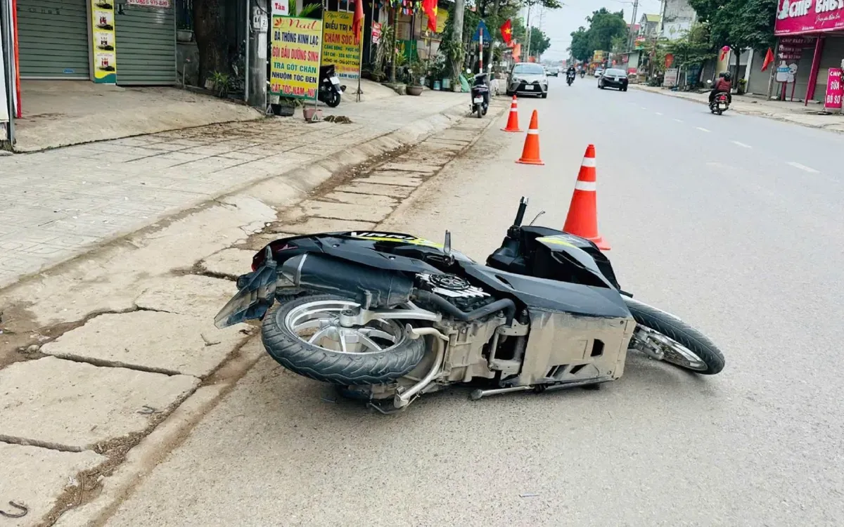 Khống chế nam thanh ni&ecirc;n chống đối, đ&acirc;m xe v&agrave;o CSGT tại Th&aacute;i Nguy&ecirc;n- Ảnh 1.