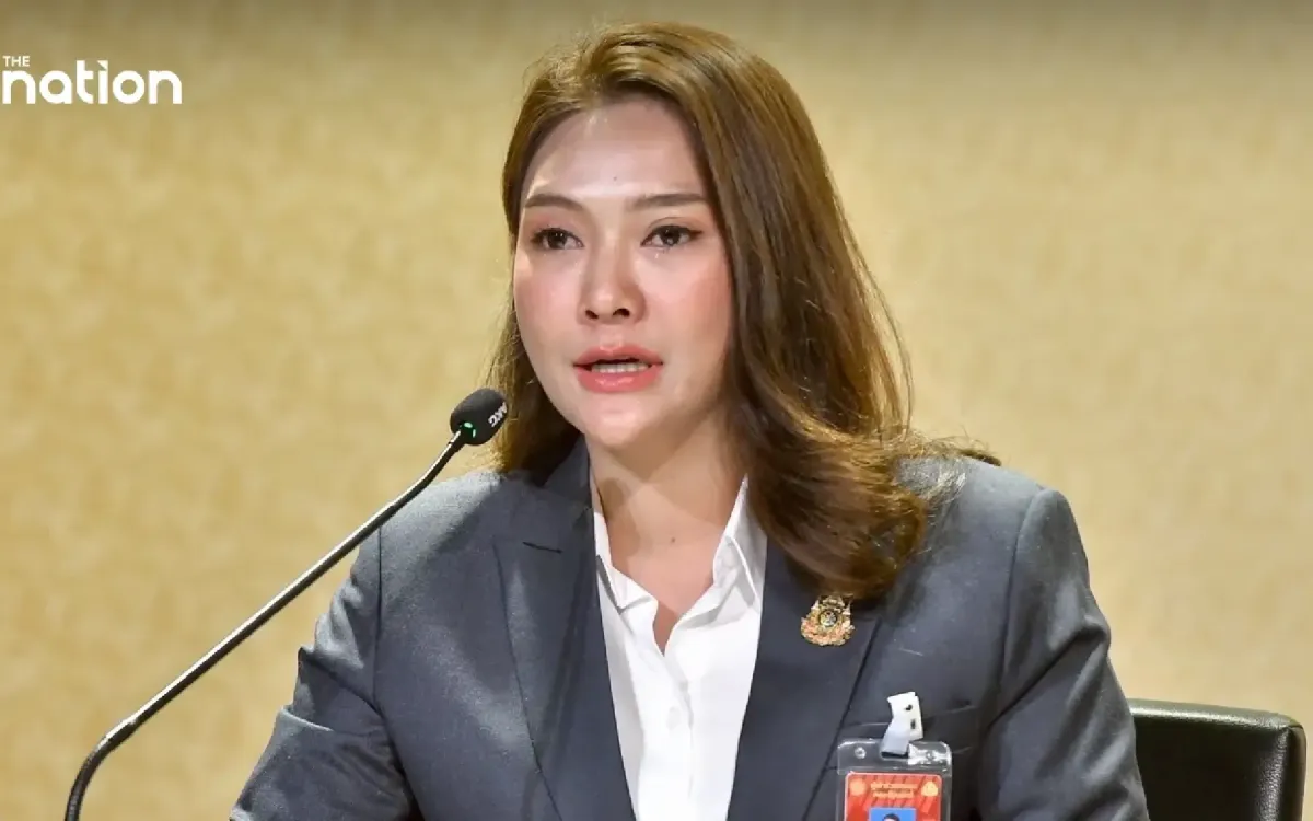 Phó phát ngôn viên Chính phủ Thái Lan Aiyarin Phanrit công bố việc siết chặt kiểm soát súng đạn trên phạm vi toàn quốc, ngày 19/2/2026 (Ảnh: The Nation)