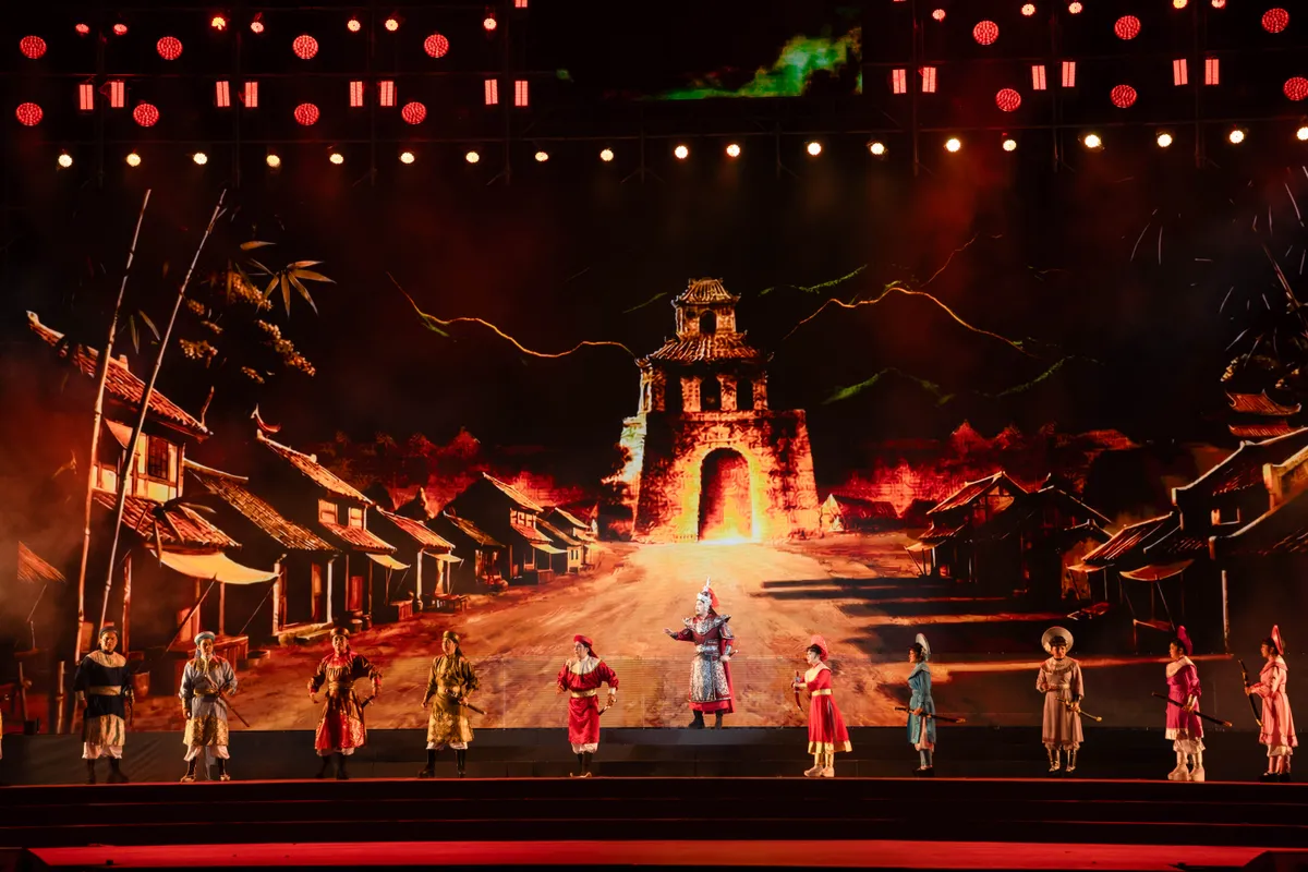 M&atilde;n nh&atilde;n đ&ecirc;m nghệ thuật t&aacute;i hiện cuộc h&agrave;nh qu&acirc;n thần tốc của Vua Quang Trung   - Ảnh 8.