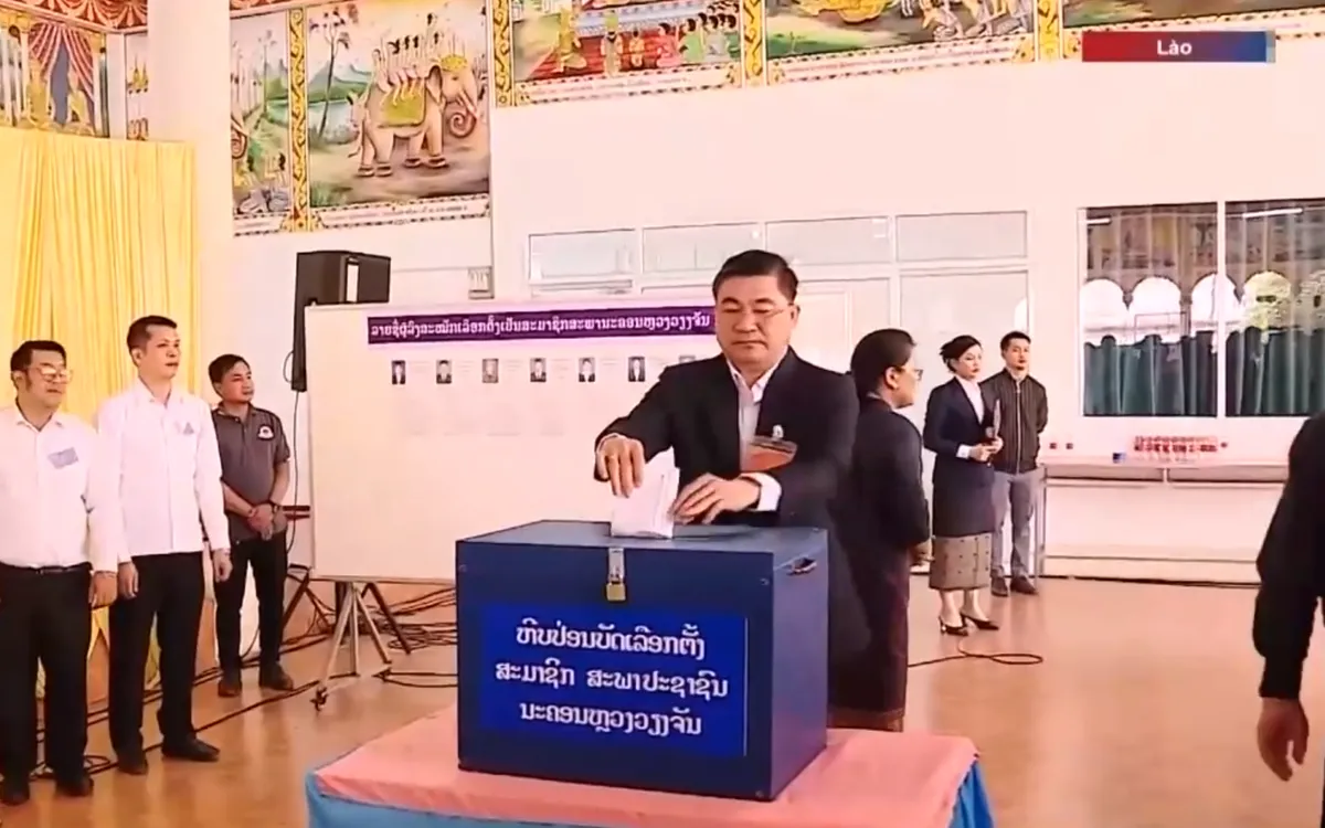 Tổng tuyển cử tại Lào - Ảnh 1.