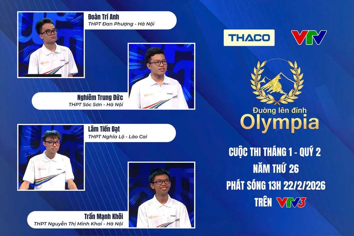 Nam sinh Hà Nội bứt phá ngoạn mục, giành vòng nguyệt quế Olympia ngay đầu năm mới - Ảnh 1.