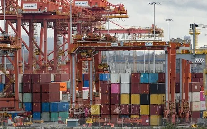 Cảng Vancouver ở British Columbia, Canada. Ảnh: THX/TTXVN
