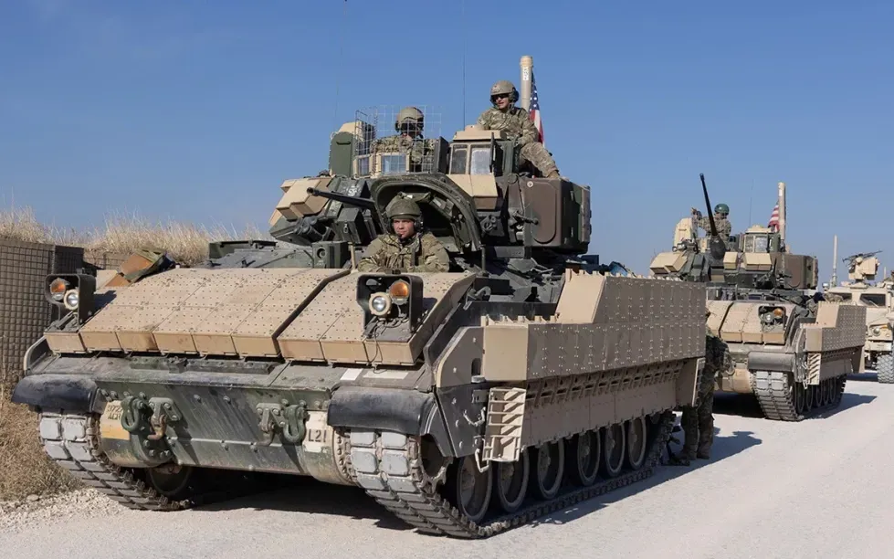 Thiết giáp Bradley của Mỹ tại Syria tháng 12/2024. (Ảnh: US Army)