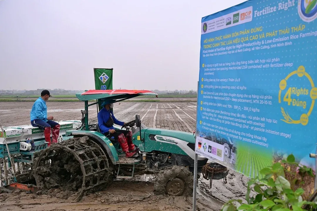Khởi động m&ocirc; h&igrave;nh canh t&aacute;c l&uacute;a hiệu quả cao, ph&aacute;t thải thấp tại Ninh B&igrave;nh- Ảnh 4.