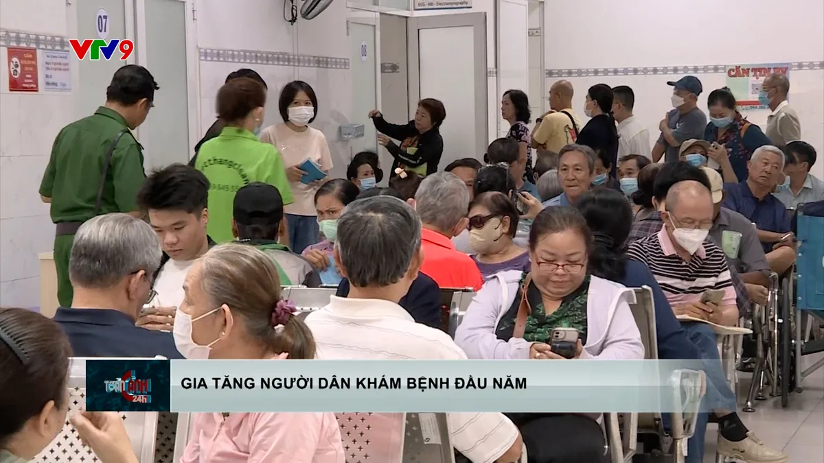 Gia tăng người dân khám bệnh đầu năm