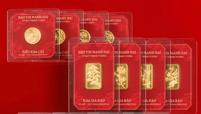 Một phân vàng hình thần tài, vàng "tí hon" đang được người tiêu dùng "săn đón"- Ảnh 1. Một phân vàng hình thần tài, vàng "tí hon" đang được người tiêu dùng "săn đón"- Ảnh 1.