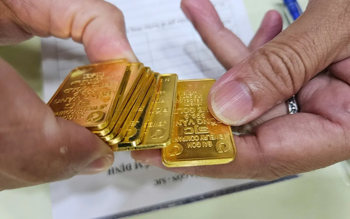 Giá vàng SJC ổn định ở mức 181,6 - 184,6 triệu đồng/lượng