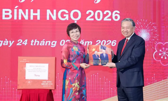 Tổng Bí thư Tô Lâm: Thông tấn xã Việt Nam tiếp tục lan tỏa hình ảnh Việt Nam hòa bình, phát triển - Ảnh 3.