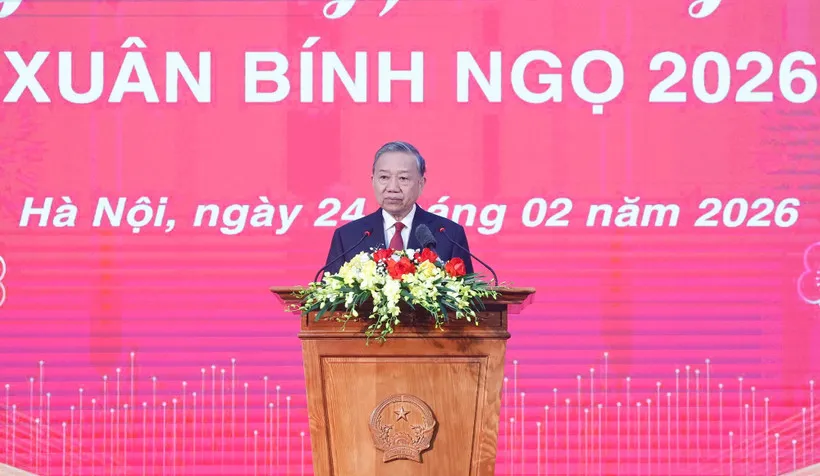 Tổng Bí thư Tô Lâm: Thông tấn xã Việt Nam tiếp tục lan tỏa hình ảnh Việt Nam hòa bình, phát triển - Ảnh 1.