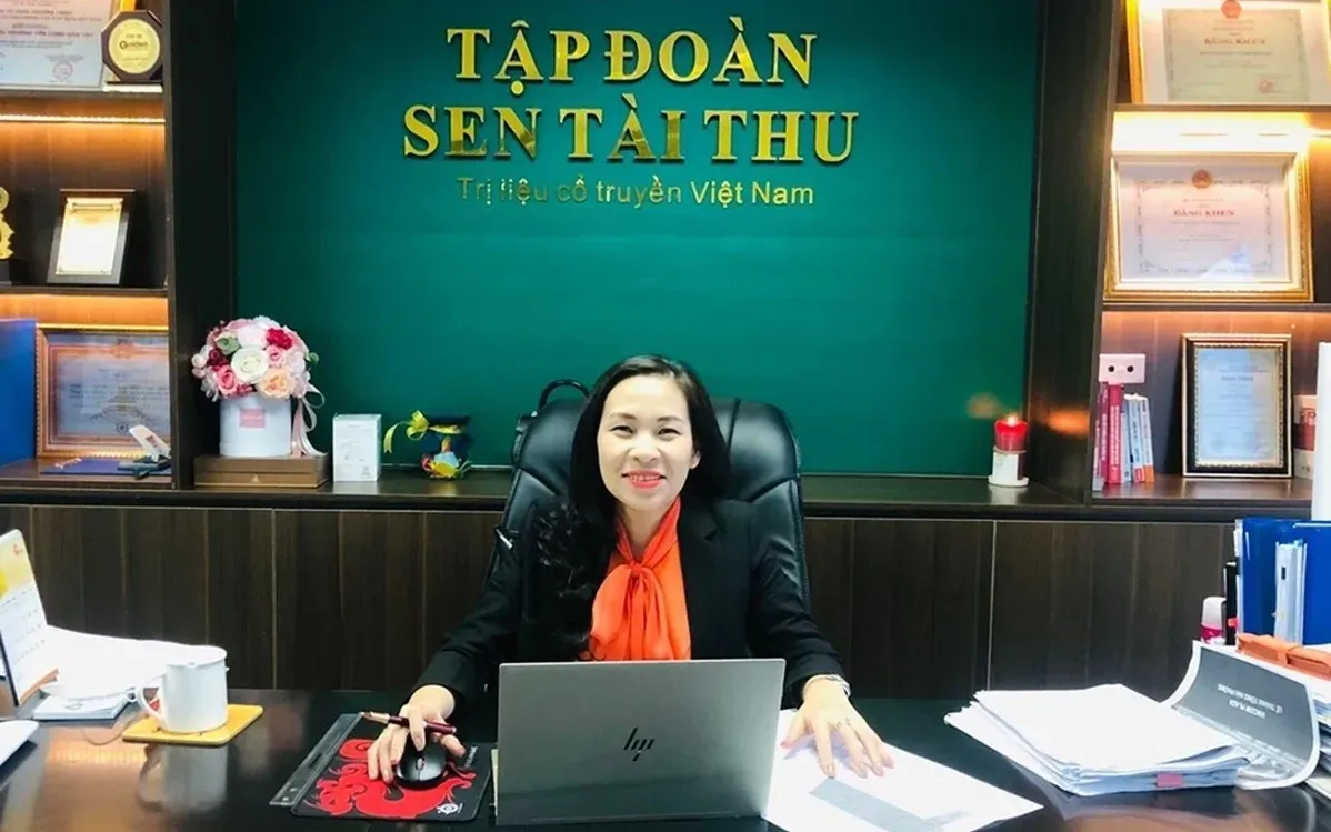 bà Nguyễn Thị Lan Hương, cựu Tổng giám đốc Công ty cổ phần Tập đoàn Sen Tài Thu Việt Nam. (ảnh: Công ty Sen Tài Thu) 